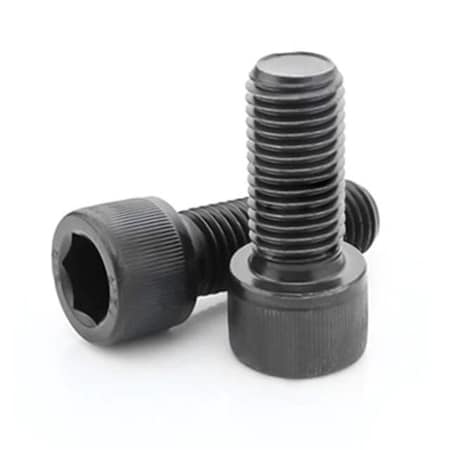 #10-32 Socket Head Cap Screw, Black Oxide Alloy Steel, 1-3/8 In Length, 100 PK